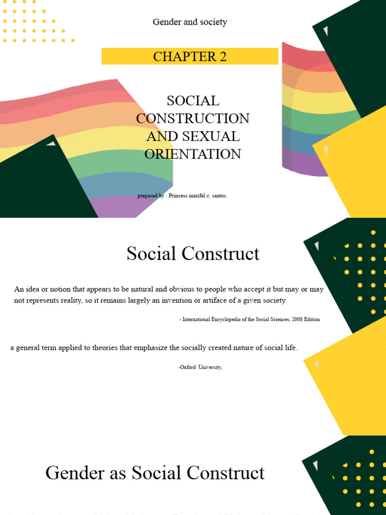 Chapter 2 Gender and Society | PDF | Lgbt | LGBTQIA+ Studies