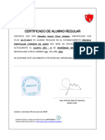 Certificado Sebastian Duran 2022