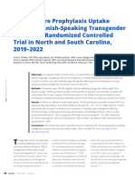 Rhodes Et Al 2023 Preexposure Prophylaxis Uptake Among Spanish Speaking Transgender Women A Randomized Controlled Trial
