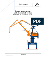 Slewing Gantry Crane With Double-Link System