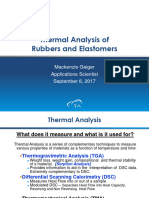 Thermal Analysis of Rubbers and Elastomers - Akron Workshop