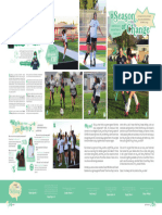 Girls Soccer Spread (Yearbook 2021-22)