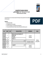 B06 Suggested Teaching Schedule WL 3ed 3 First Days