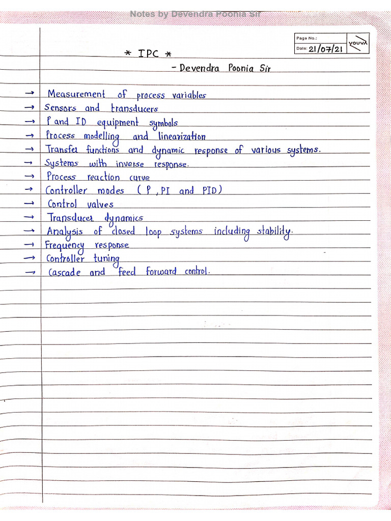 Devendra Poonia Coaching Notes | PDF