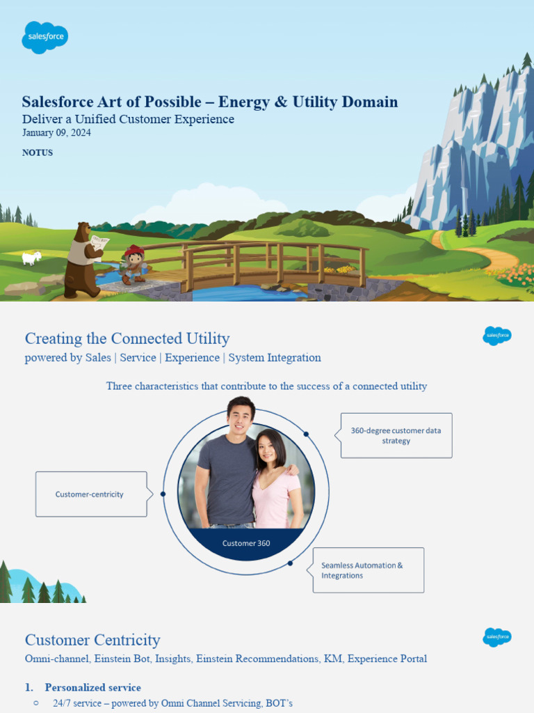 Connected Utilities with Salesforce | PDF | Sales | Business