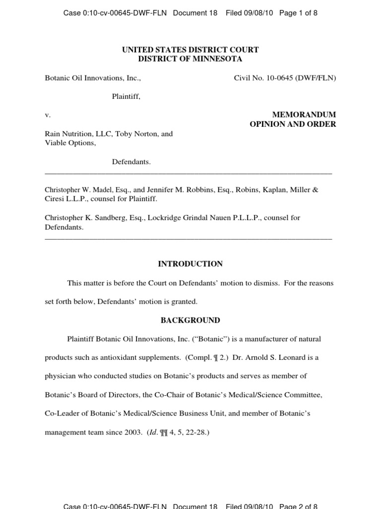 Order Granting Dismissal Federal Rules Of Civil Procedure Prejudice