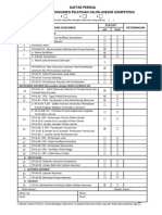 0. Daftar Periksa Kelengkapan Dokumen Pelatihan