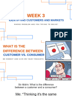 Week 3 Defining Customer and Market Segments