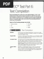 Toeic Reading Paragraph Completion