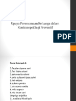 Kelompok 2 Upaya Upaya Promotif Dan Preventif Terkait Dengan Perencanaan Keluarga