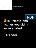 18 Remote Jobs Listings You Didn't Know Existed