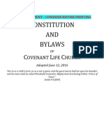 CLC Church Constitution 2016 06 12