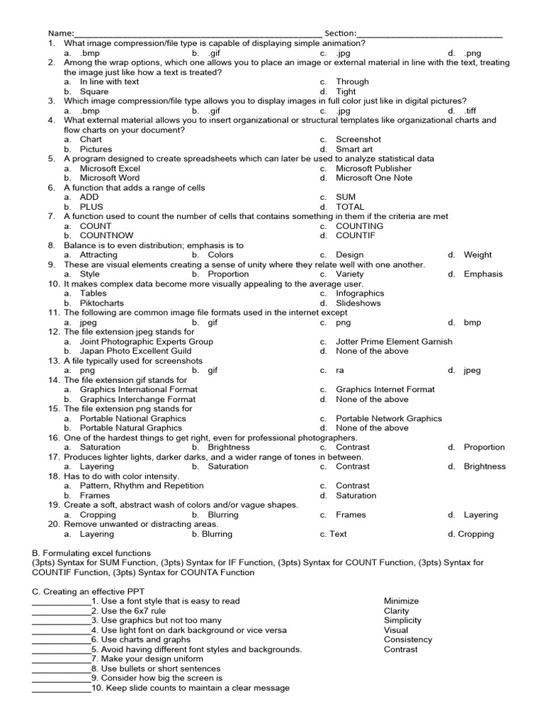 Quiz 5 Empowerment Technology Download Free Pdf Computer Graphics