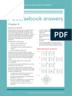Coursebook Answers Chapter 4 Asal Chemistry