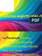 Valores de Docente