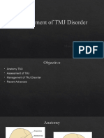 Management of TMJ Disorder