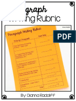 ParagraphWritingRubric 1