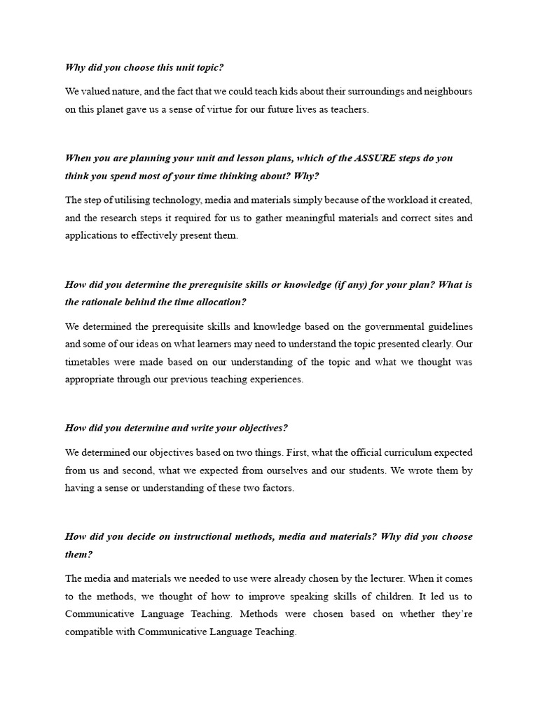 Coc Reflection | Download Free PDF | Learning | Language Education