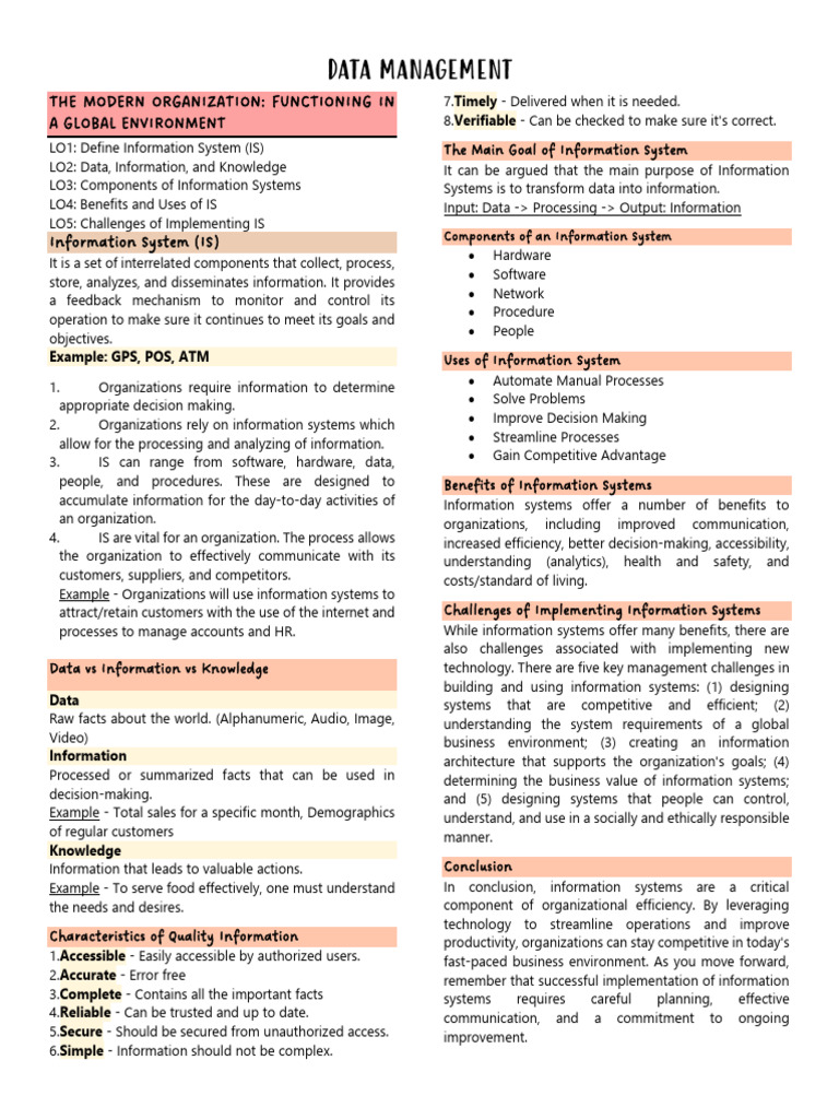 Understanding Information Systems in Organizations | PDF | Information ...