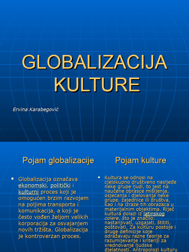 GLOBALIZACIJA | PDF