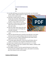 Method Statement For Wall Formwork