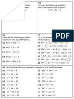 Math Worksheet