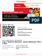 Liga 1 Esports Nasional - Series Makassar Tiket 3 Hari