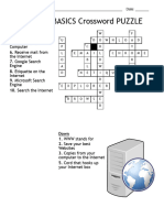 Internet BASICS Crossword PUZZLE Answer Key 880ca 631ba7b7