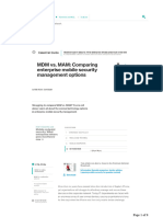 MDM Vs MAM Compari