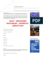 Oracle Application's Blog - 21 Most Important Oracle r12 Payables Interview Questions