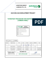 Prosedure Hydrotest Existing