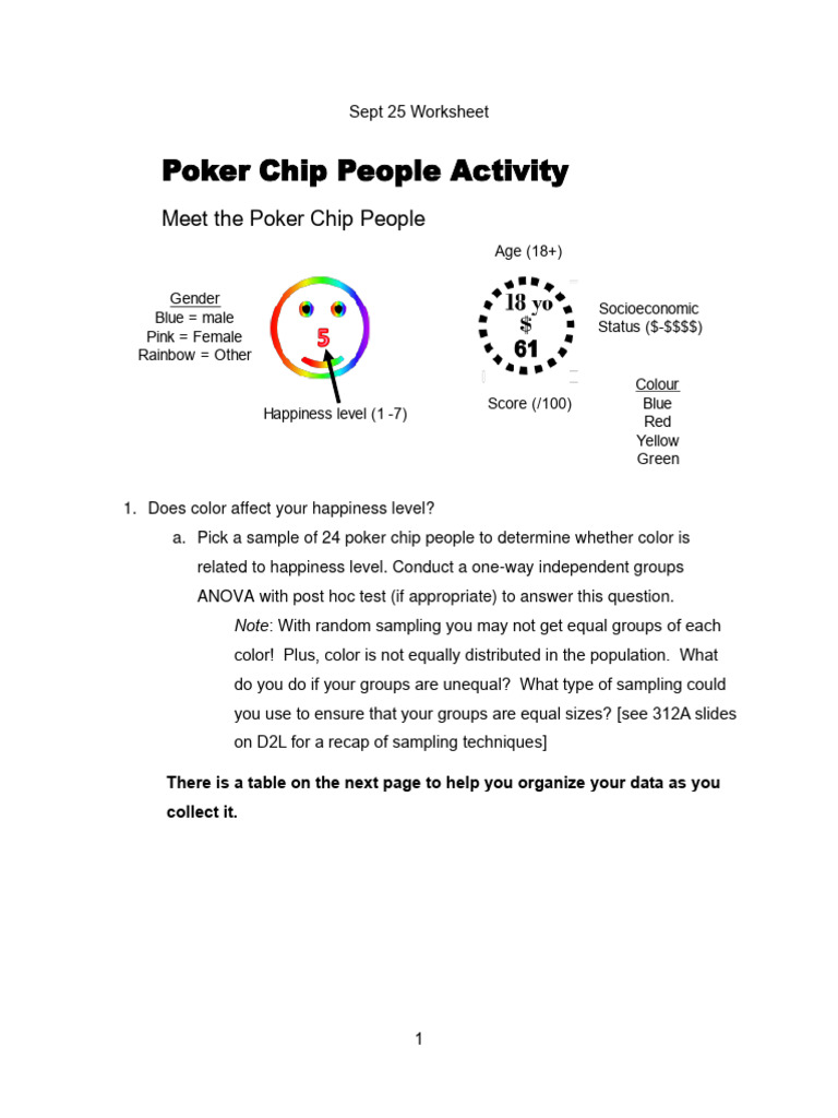 Worksheet - PCP - Data If You Cannot Come To Class | PDF | Analysis Of ...