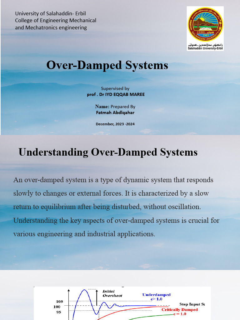 Understanding Over-Damped Systems | PDF | Damping | Oscillation