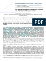 Reforms in Information Communication Process and Field in Effective Management of Information Resource Centers