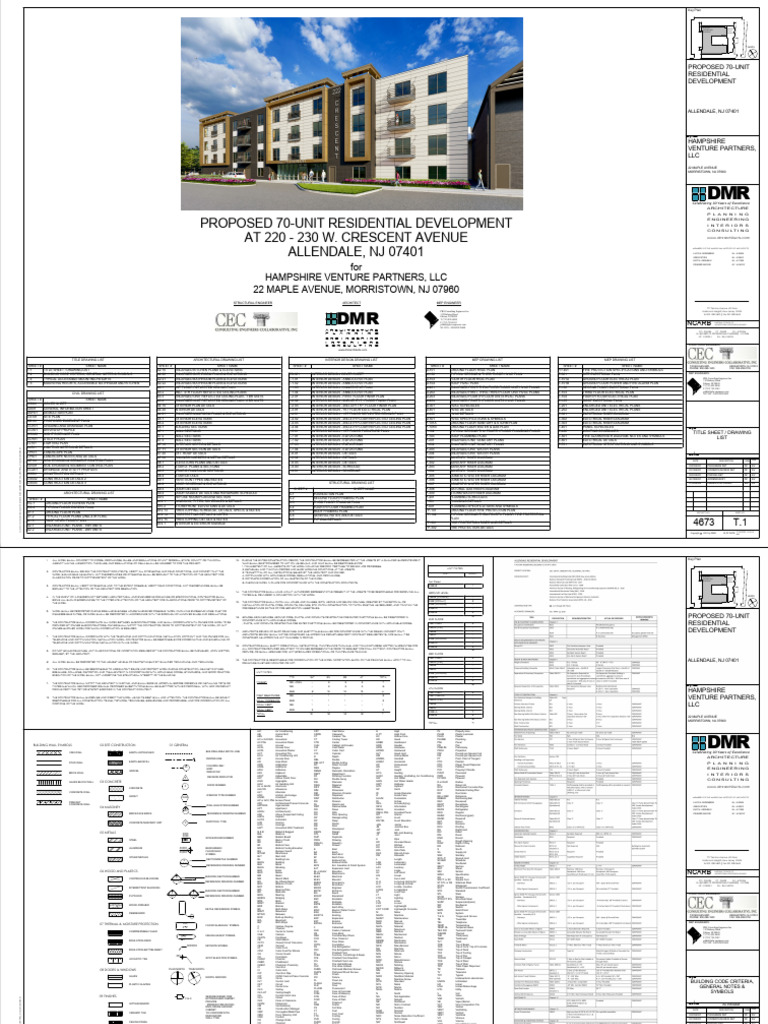 Arch and Int Drawings - 230 W. CRESCENT_2_2 | PDF