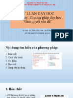 Lý Luận Dạy Học - Giải Quyết Vấn Đề Slide