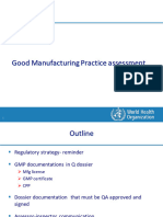 Good Manufacturing Practice Assessment