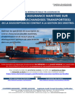 Formation: Assurance Maritime Sur Facultés (Marchandises Transportées)