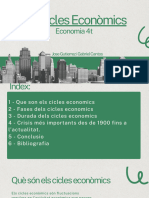 Presentación Economía y Finanzas Retro Verde