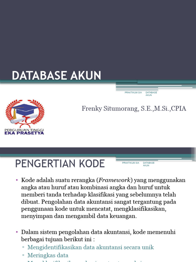 Merancang Kode Akun | PDF