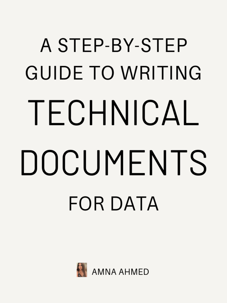 how-to-write-technical-documents-for-data-analysis-pdf-data-analysis
