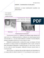 Elemente Constructive - Transformatoare de Mică Putere