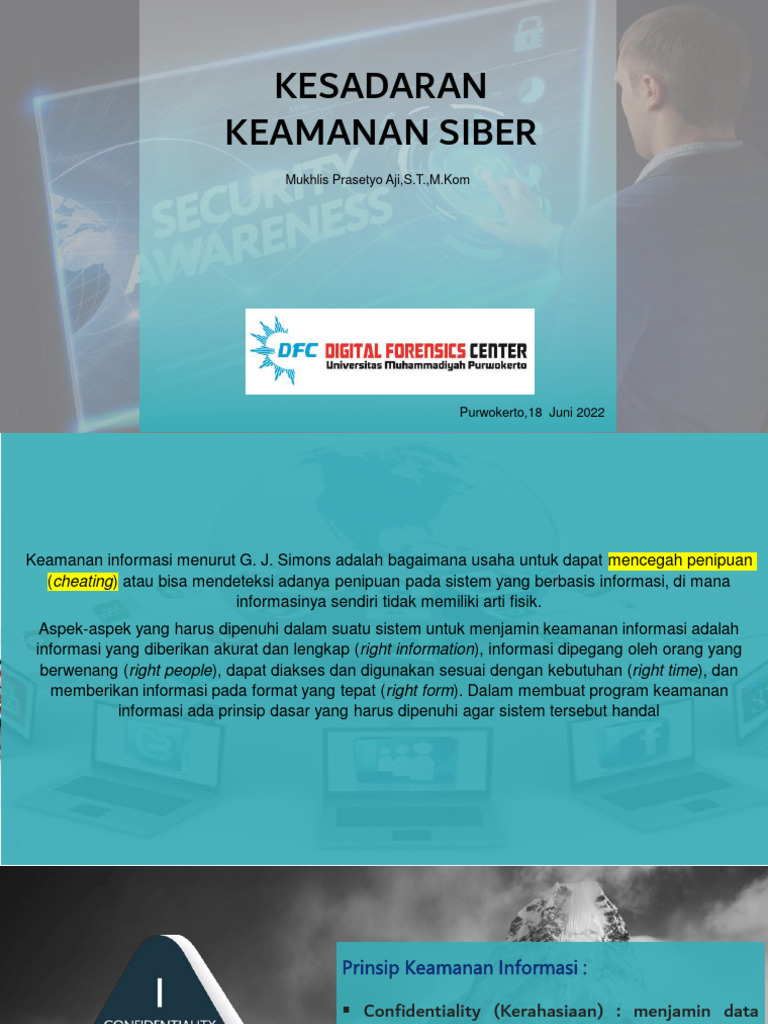 Gabungan Materi Cyber Security | PDF