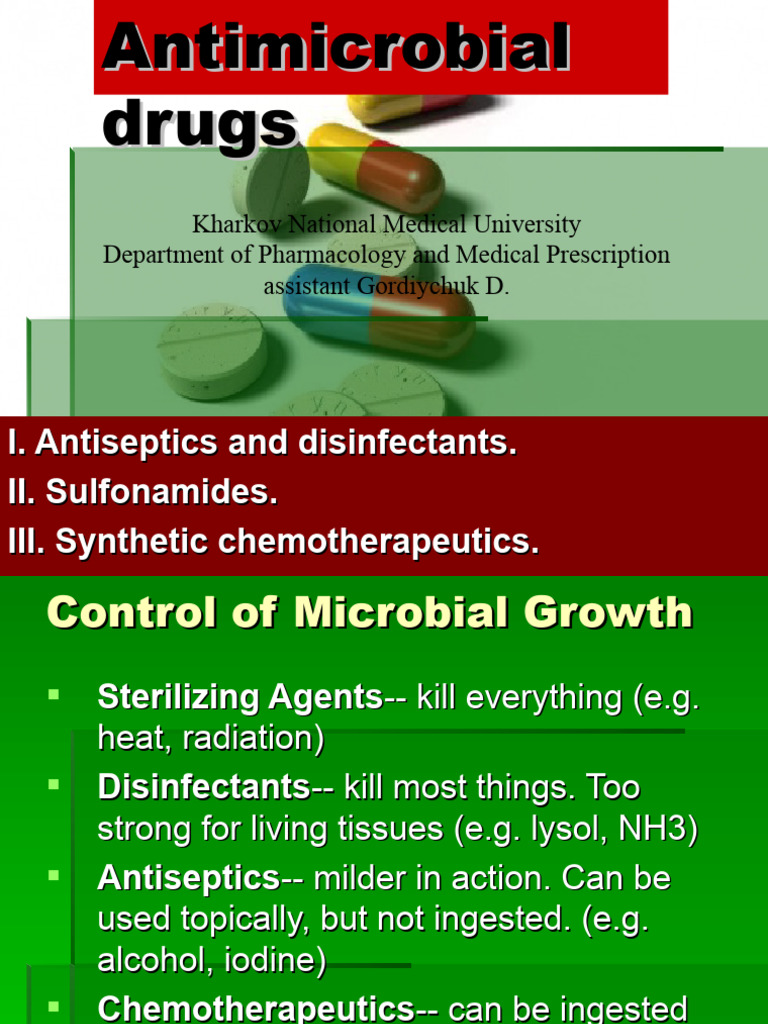 Antiseptics and Disinfectants PDF Antimicrobial Disinfectant