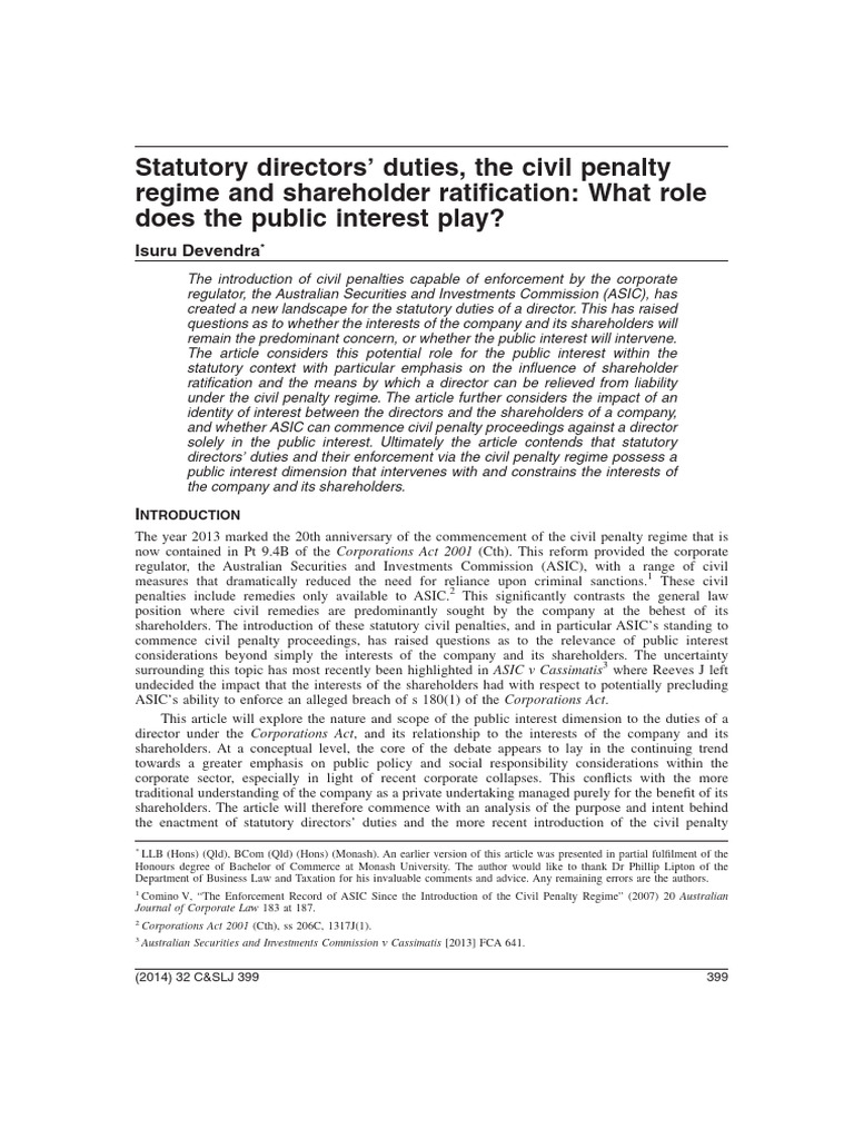 Statutory directors' duties PDF Fiduciary United Kingdom
