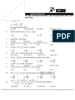 DPP 2 Trigonometry