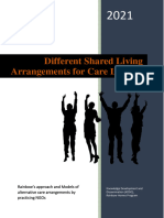 DIFFERENT SHARED LIVING ARRANGEMENTS FOR CARE LEAVERS