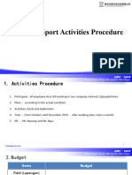 Company Sport Activities Procedure