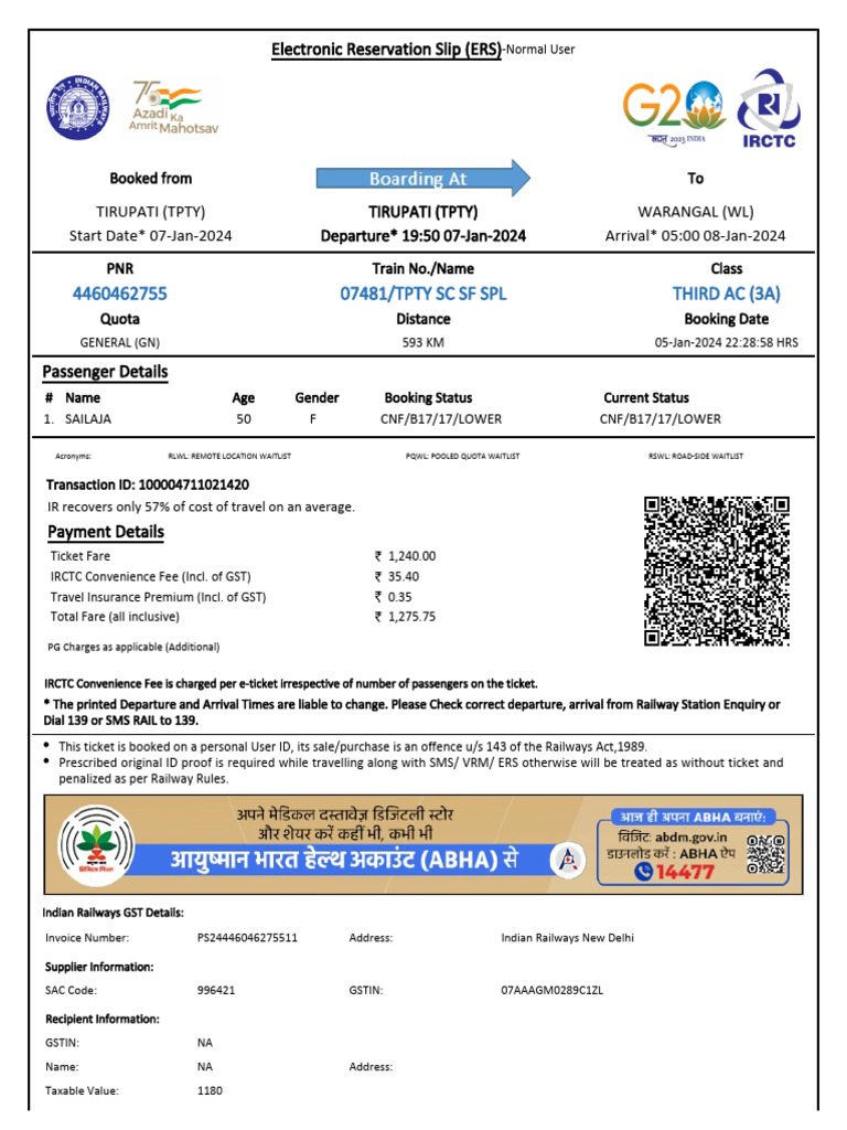 20404 Train Running Status Coach Position Today