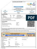 CDG Lko Express Third Ac (3A) : Electronic Reserva On Slip (ERS)